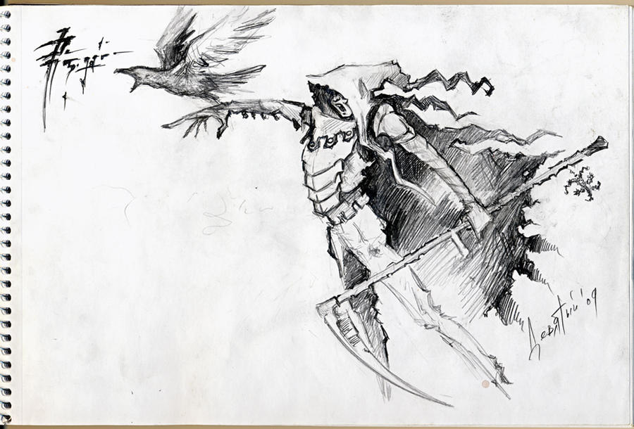 Warlock Drawing Hand drawn