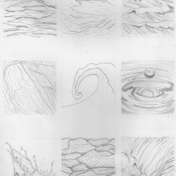 Water Drawing Creative Style