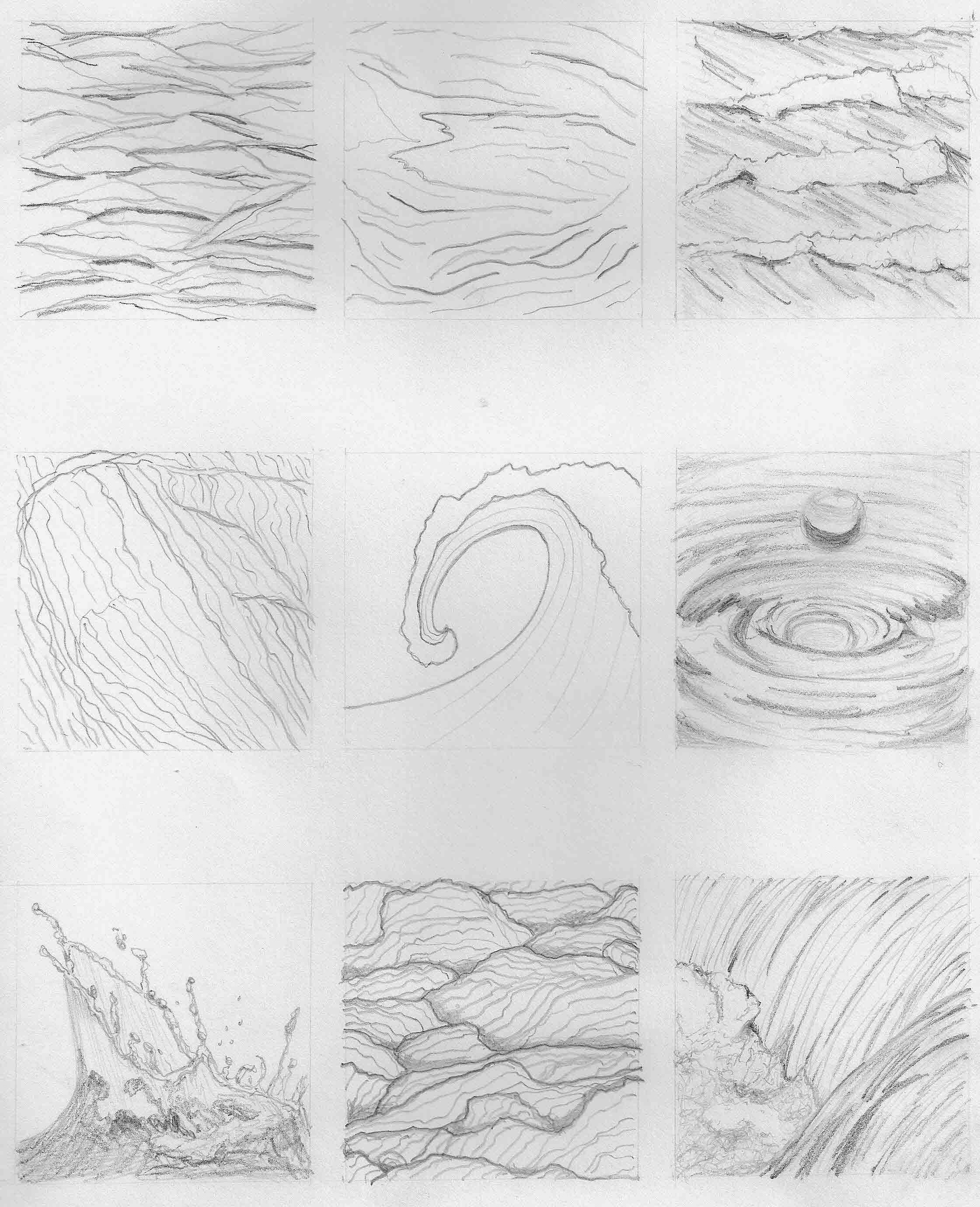 Water Drawing Creative Style