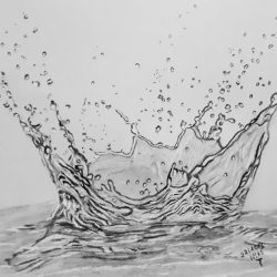 Water Drawing Sketch