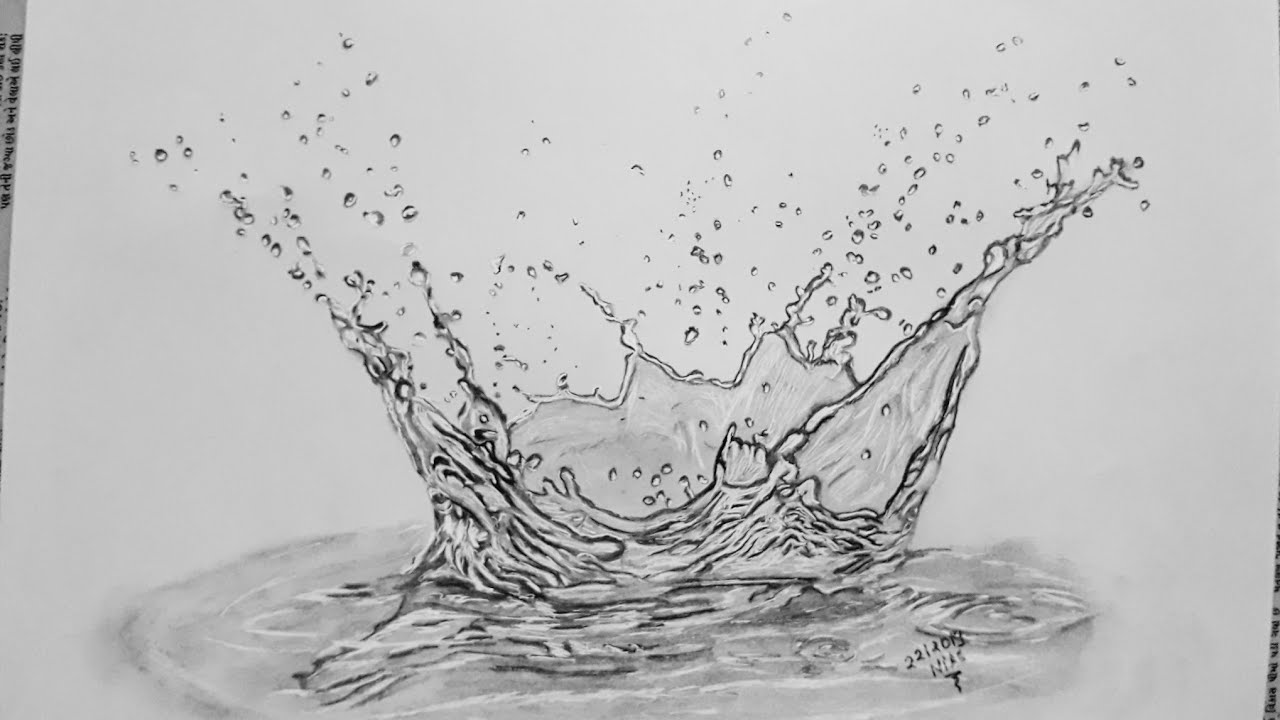 Water Drawing Sketch