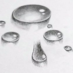 Water Drawing Stunning Sketch