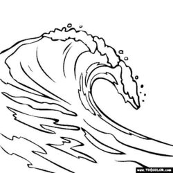 Wave Drawing Stunning Sketch