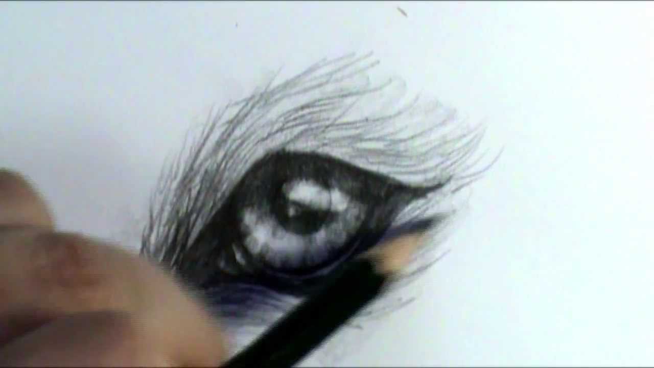 Werewolf Eyes Drawing Sketch