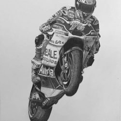 Wheelie Drawing Artistic Sketching