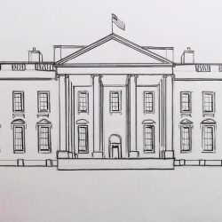 White House Drawing Fine Art