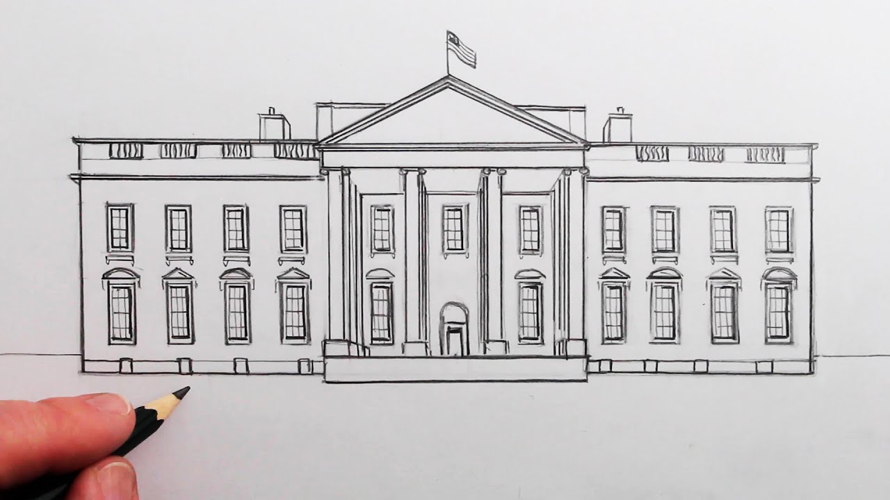 White House Drawing Fine Art