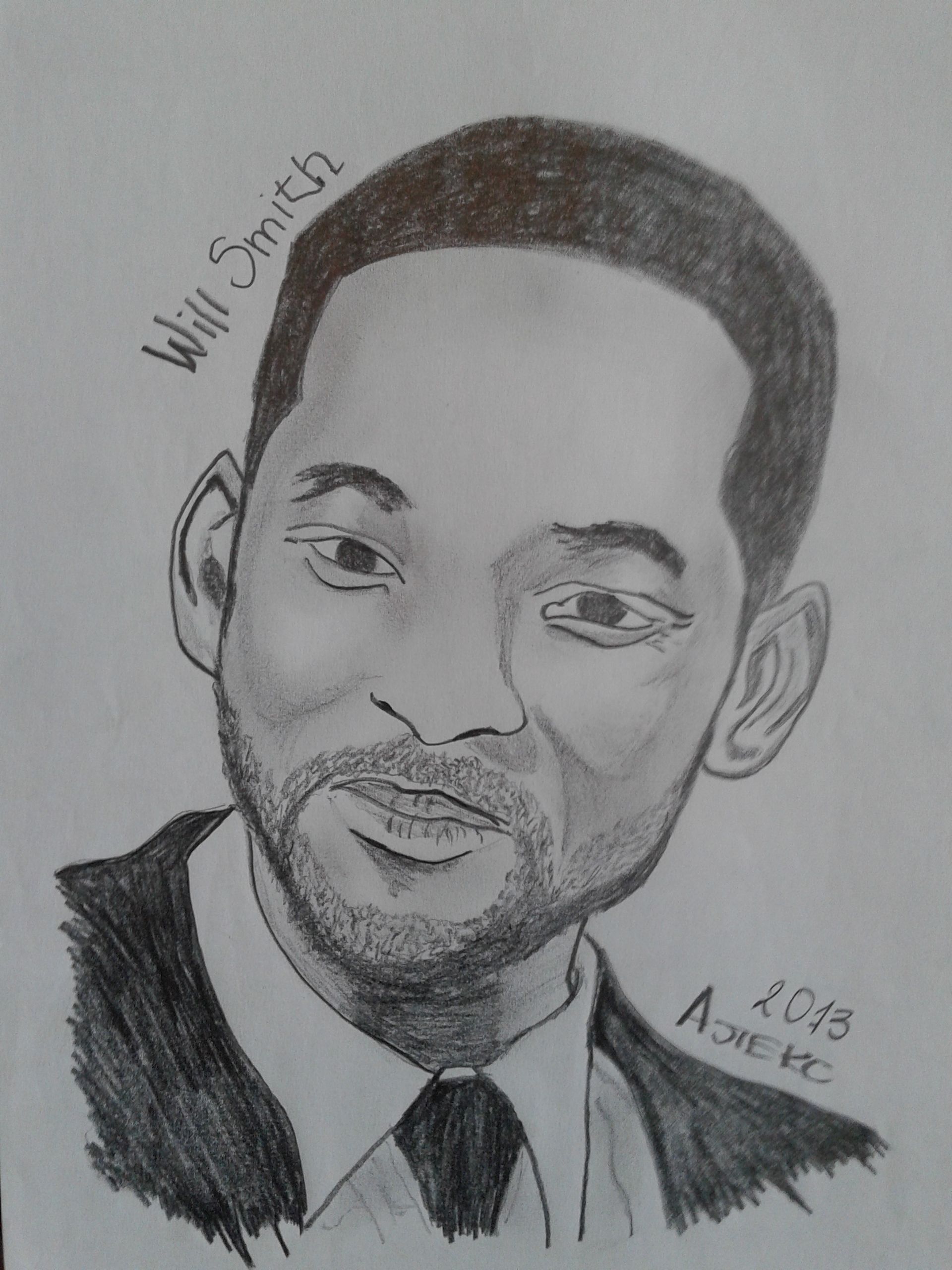 Will Smith Drawing Artistic Sketching