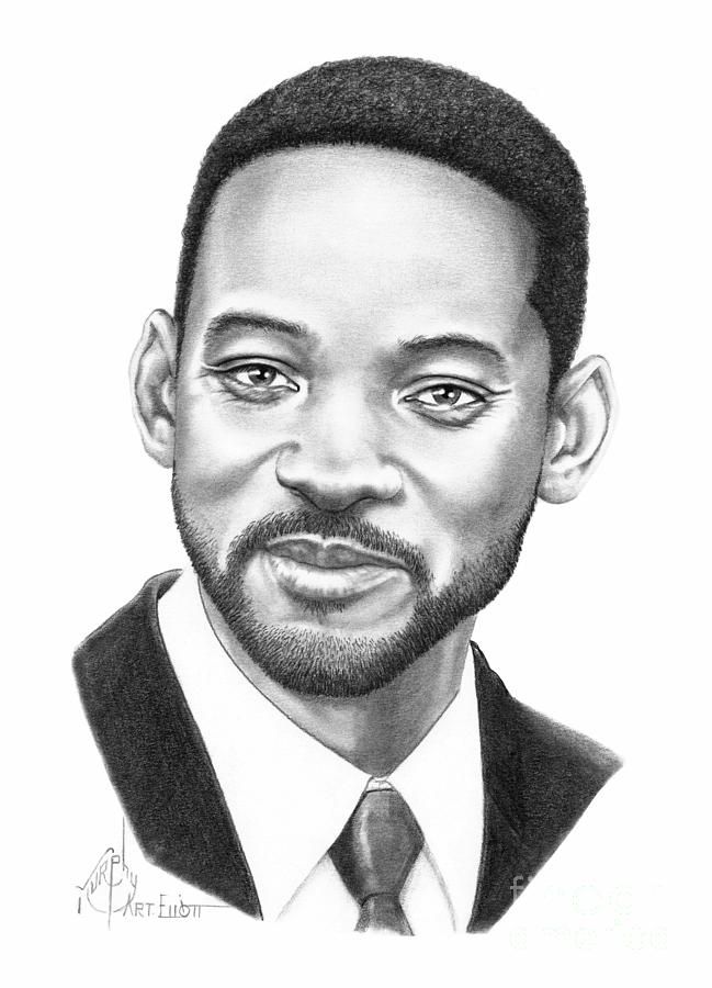 Will Smith Drawing Modern Sketch