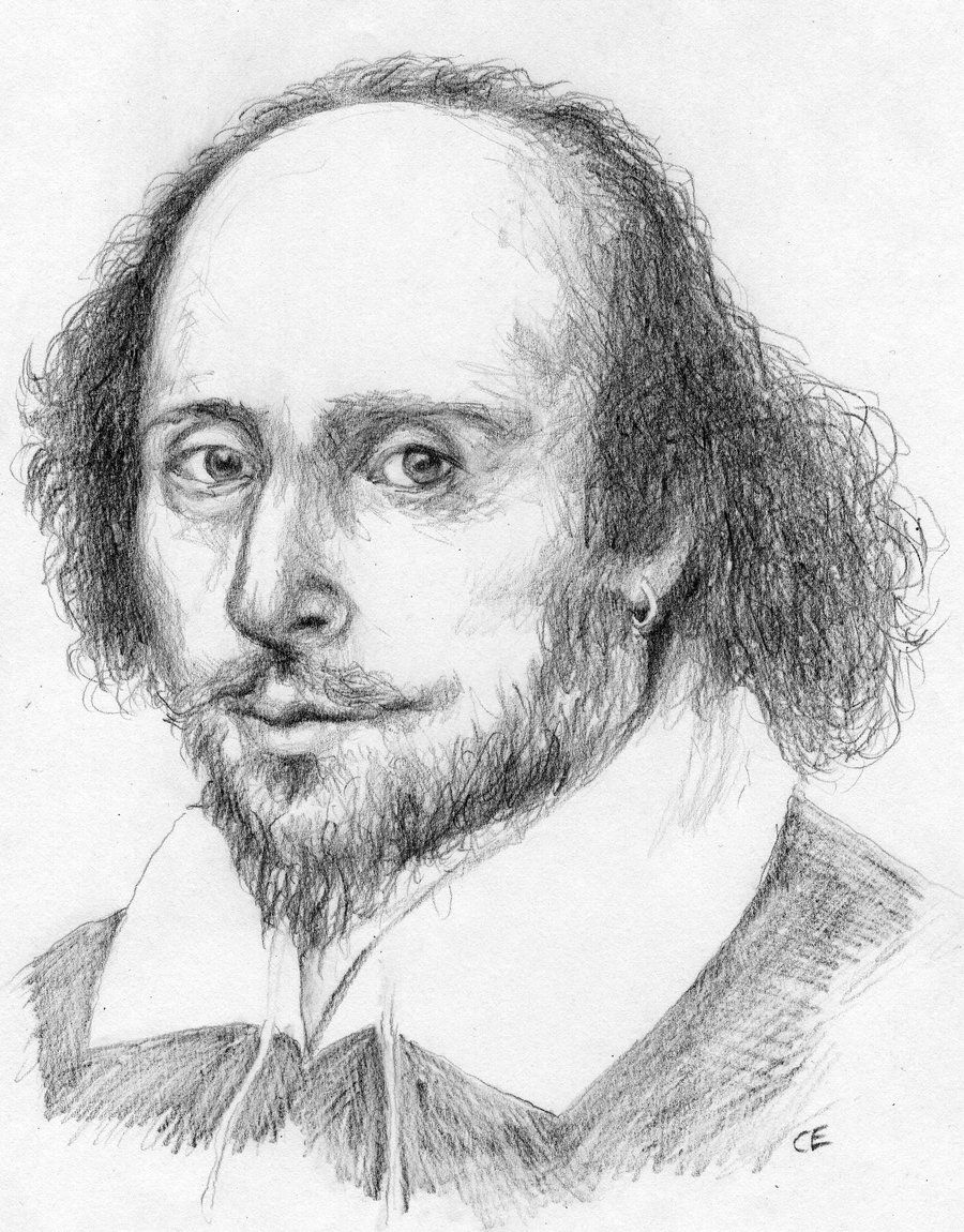 William Shakespeare Drawing Creative Style