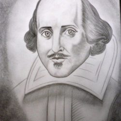 William Shakespeare Drawing Image