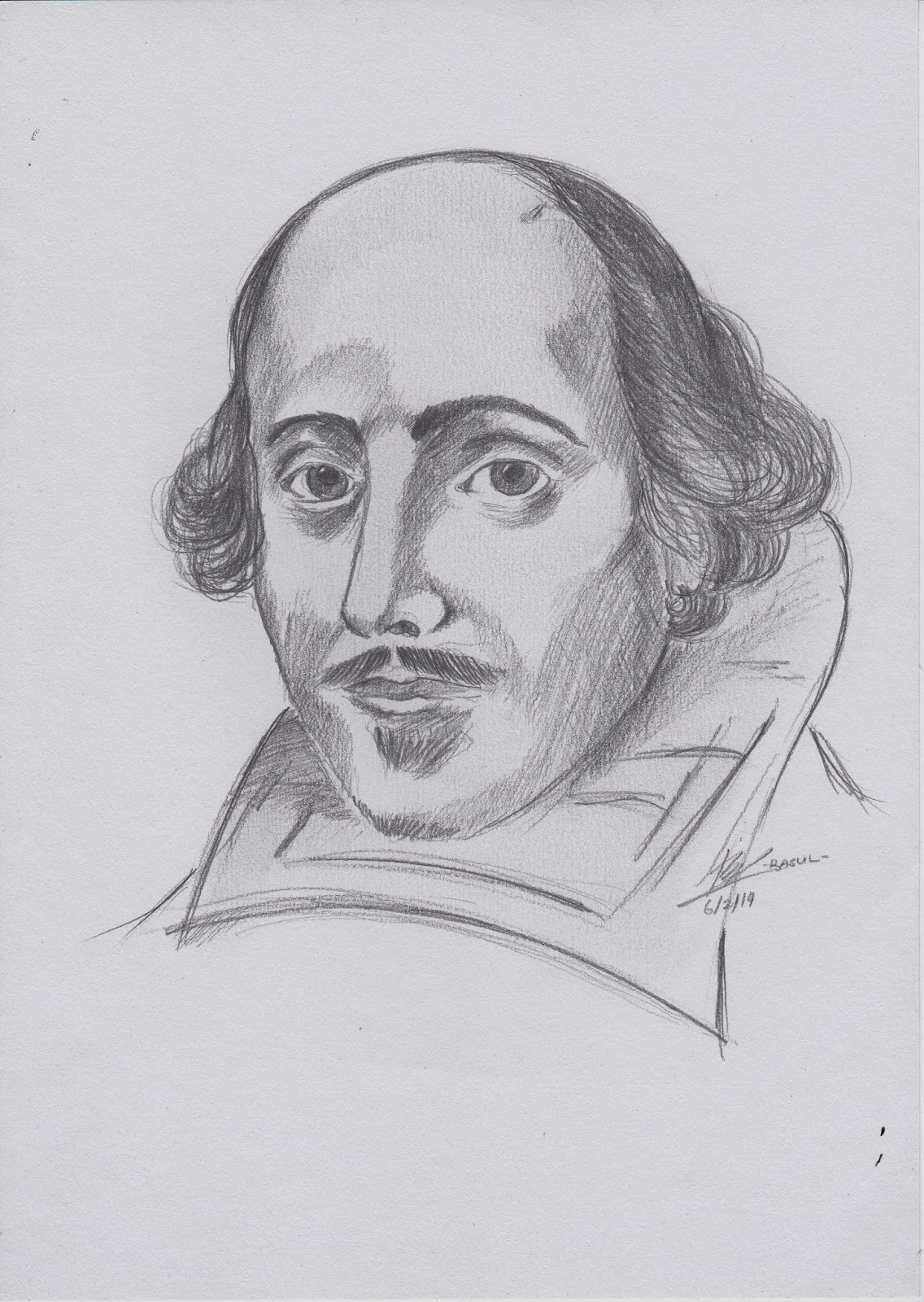 William Shakespeare Drawing Photo