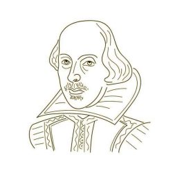 William Shakespeare Drawing Unique Art