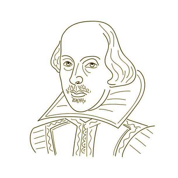 William Shakespeare Drawing Unique Art
