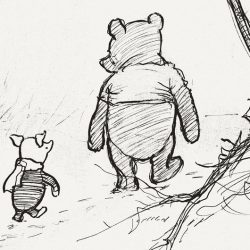 Winnie The Pooh Drawing Hand drawn