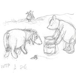 Winnie The Pooh Drawing Modern Sketch