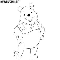 Winnie The Pooh Drawing Professional Artwork