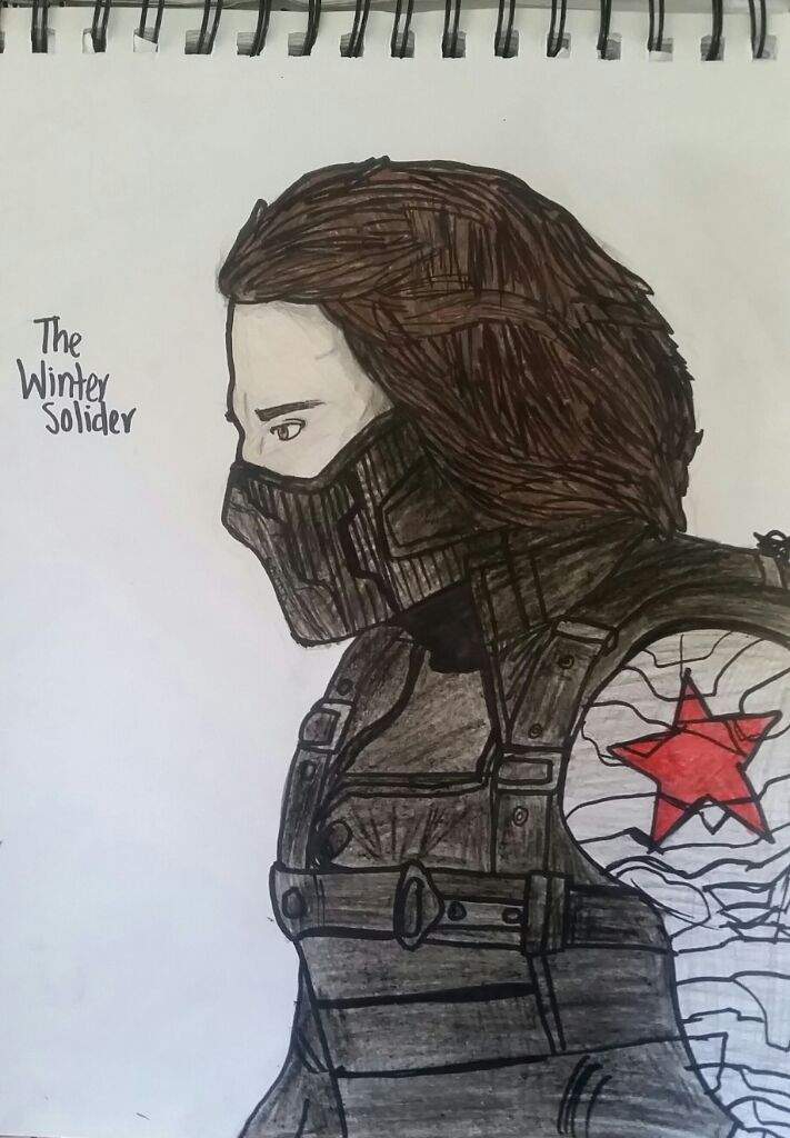 Winter Soldier Drawing Fine Art