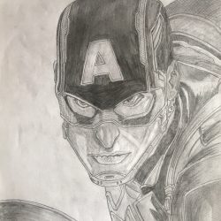 Winter Soldier Drawing Hand drawn Sketch