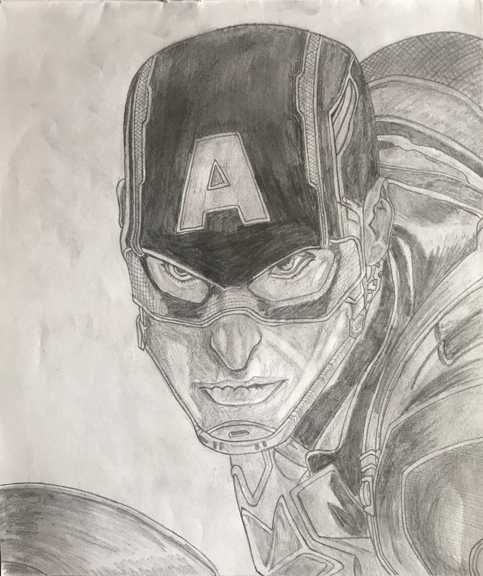 Winter Soldier Drawing Hand drawn Sketch