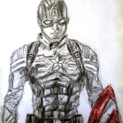 Winter Soldier Drawing Image