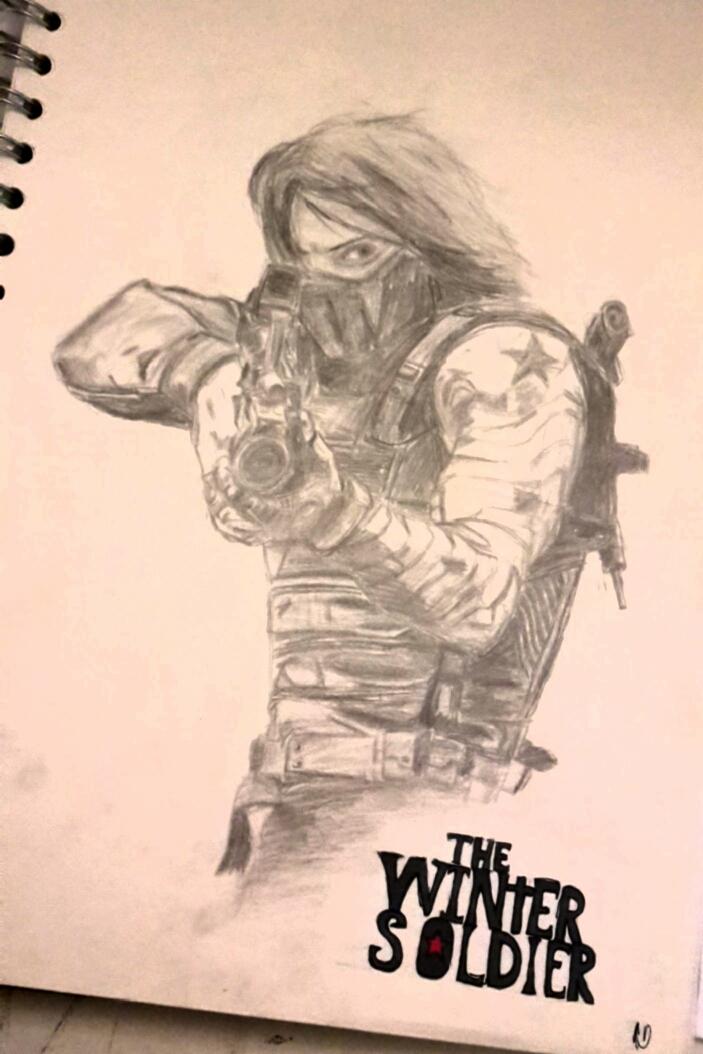 Winter Soldier Drawing Photo