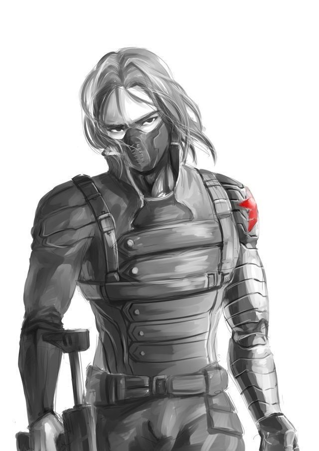 Winter Soldier Drawing Sketch