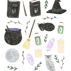 Witch Aesthetic Drawing Image