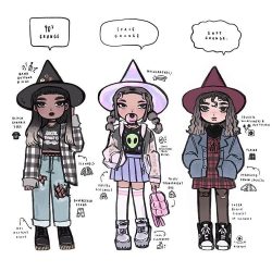 Witch Aesthetic Drawing Intricate Artwork