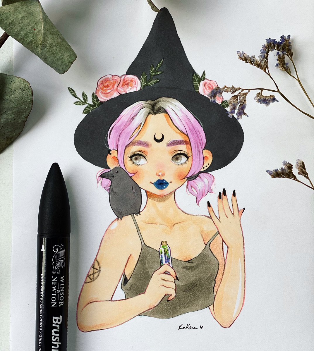 Witch Aesthetic Drawing Stunning Sketch