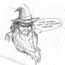 Wizard Drawing Art