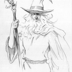 Wizard Drawing Photo