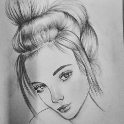 Women Drawing Stunning Sketch