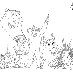 Wonder Park Drawing Sketch