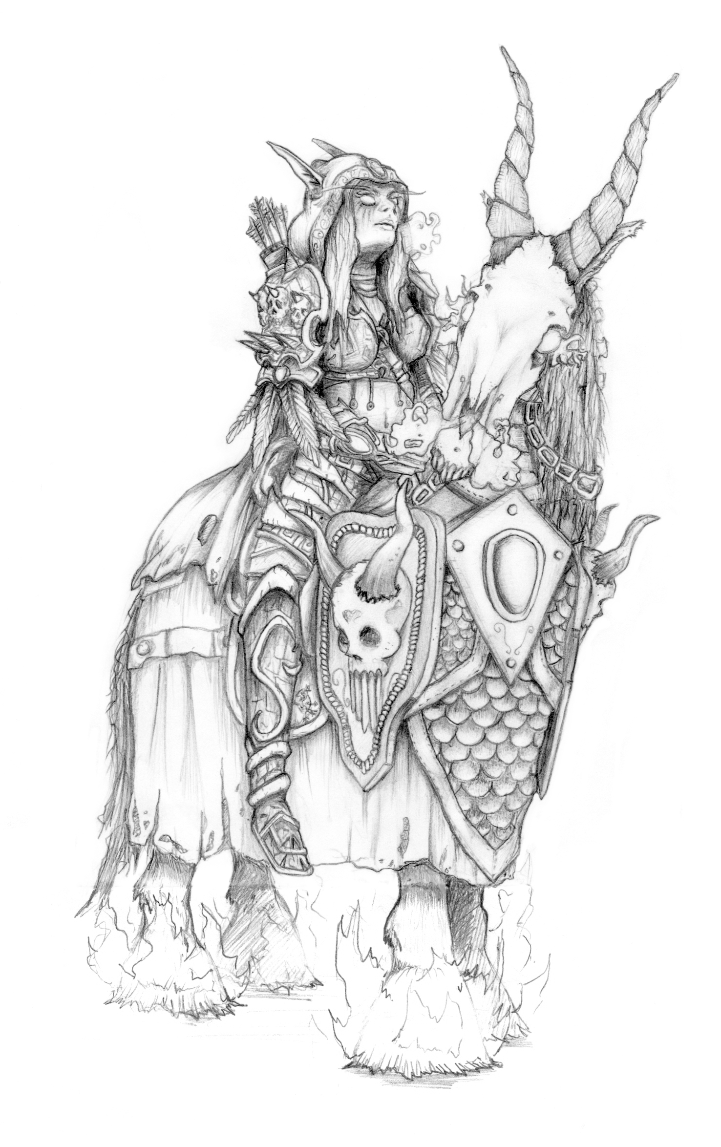 World of Warcraft Drawing Amazing Sketch