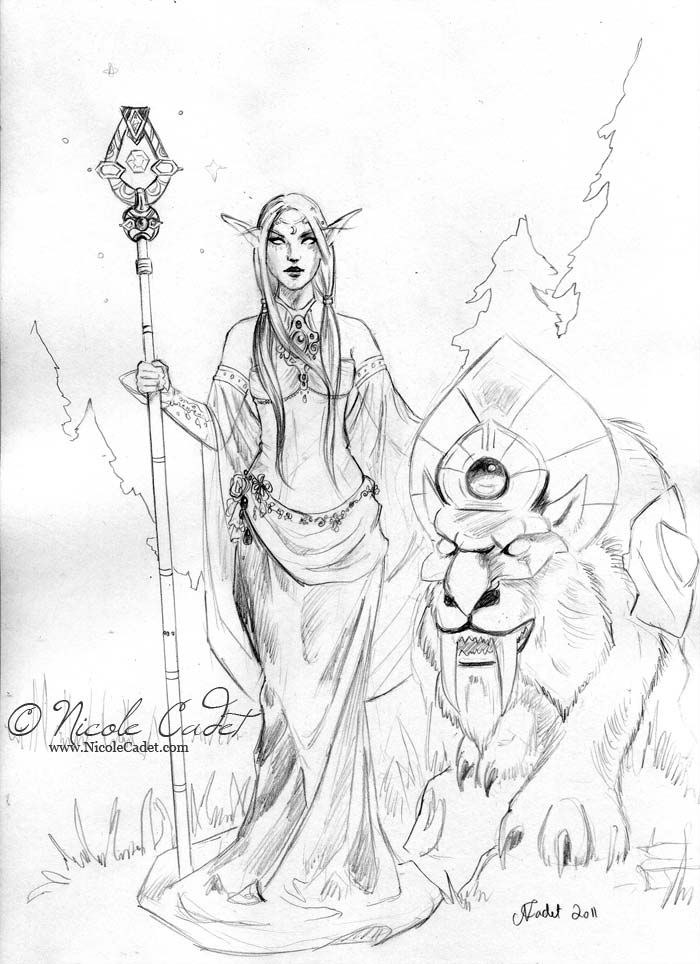 World of Warcraft Drawing Art