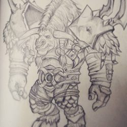 World of Warcraft Drawing Beautiful Artwork