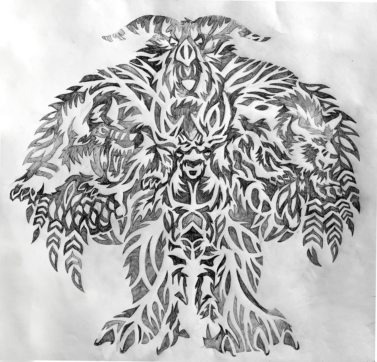 World of Warcraft Drawing Intricate Artwork