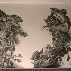 World of Warcraft Drawing Sketch