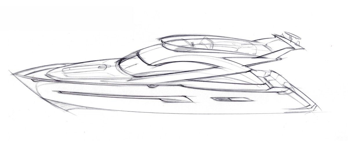 Yacht Drawing Picture