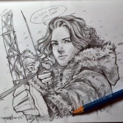 Ygritte Drawing Sketch