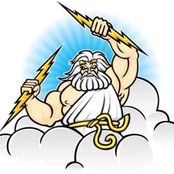 Zeus Drawing Realistic Sketch
