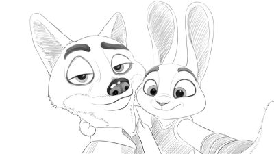 Zootopia, Unity, Diversity, Adventure, Friendship Drawing