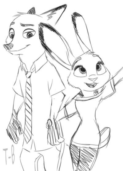 Zootopia, Adventure, Diversity, Friendship, Justice Drawing