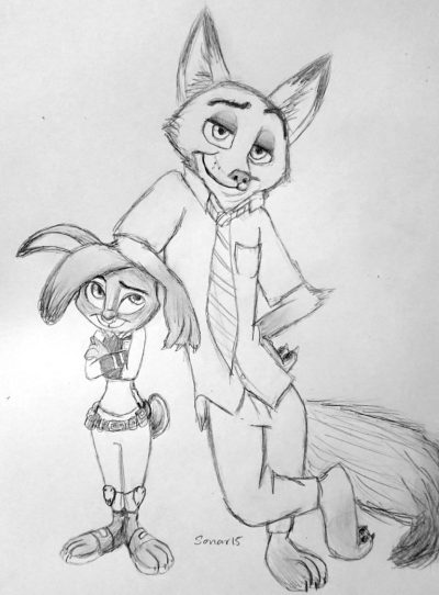 Zootopia, Animals, Diversity, Friendship, Adventure Drawing