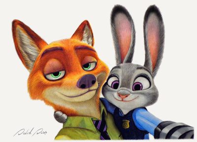 Zootopia, Animals, Adventure, Justice, Diversity Drawing