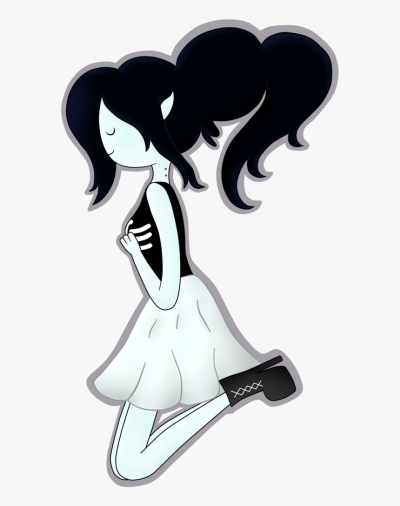 Adventure Time, Animated Girl, Ghost, Playful Drawing