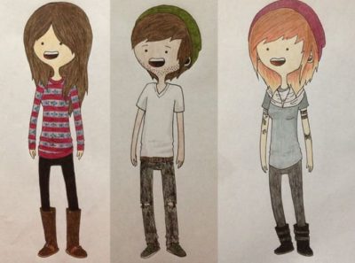 Adventure Time, Cartoon Characters, Trendy Outfits, Casual Style, Colorful Hair Drawing