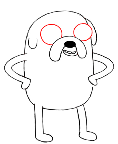 Adventure Time, Cartoon Dog, Playful, Animated Drawing